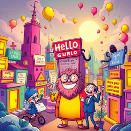 Whose Hello is it Anyway? - Text-based game