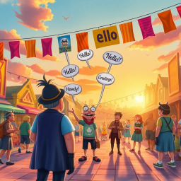 Whose Hello Is It Anyway? - Text-based game