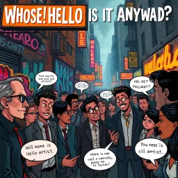 Whose Hello is it Anyway? - Text-based game