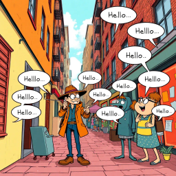 Whose Hello Is It Anyway? - Text-based game