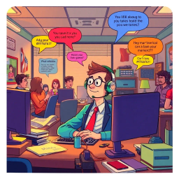 Whose Hello Is It Anyway? - Text-based game