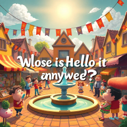 Whose Hello Is It Anyway? - Text-based game