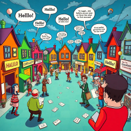 Whose Hello is it Anyway? - Text-based game