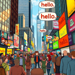 Whose Hello Is It Anyway? - Text-based game