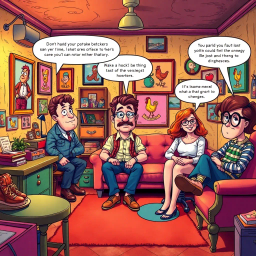 Whose Hello Is It Anyway? - Text-based game