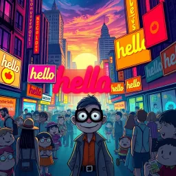 Whose Hello Is It Anyway? - Text-based game