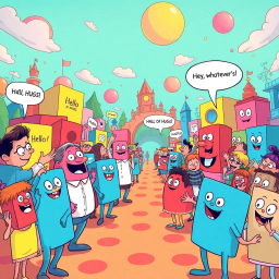 Whose Hello Is It Anyway? - Text-based game