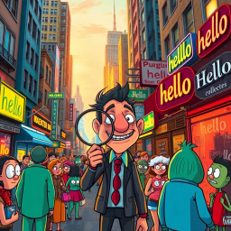 Whose Hello Is It Anyway? - Text-based game