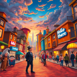 Whose Hello Is It Anyway? - Text-based game