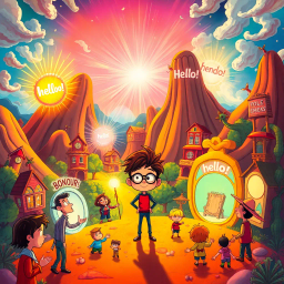 Whose Hello Is It Anyway? - Text-based game