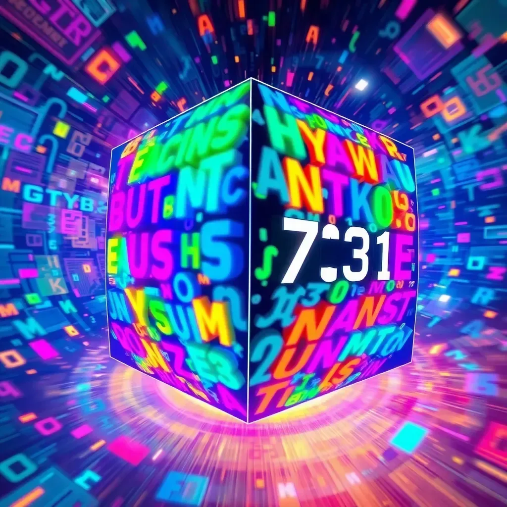 Spinning Glyphs