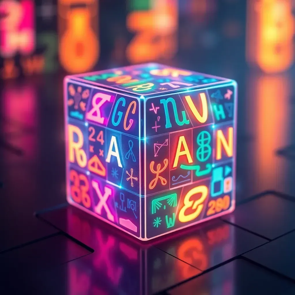 Spinning Glyphs
