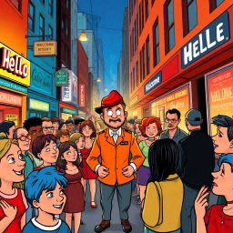 Whose Hello Is It Anyway? - Text-based game