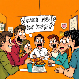 Whose Hello Is It Anyway? - Text-based game