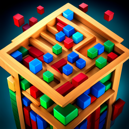 Spinning Letters: A 3D Puzzle Game - Text-based game