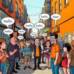 Whose Hello Is It Anyway? - Text-based game