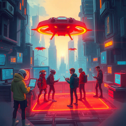 Tech Mystery text games