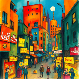 Whose Hello Is It Anyway? - Text-based game