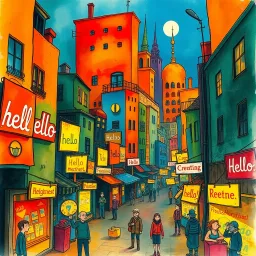 Whose Hello Is It Anyway? - Text-based game