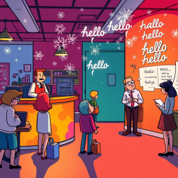 Whose Hello Is It Anyway? - Text-based game