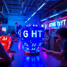 Spinning Glyphs