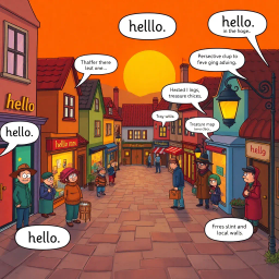 Whose Hello Is It Anyway? - Text-based game