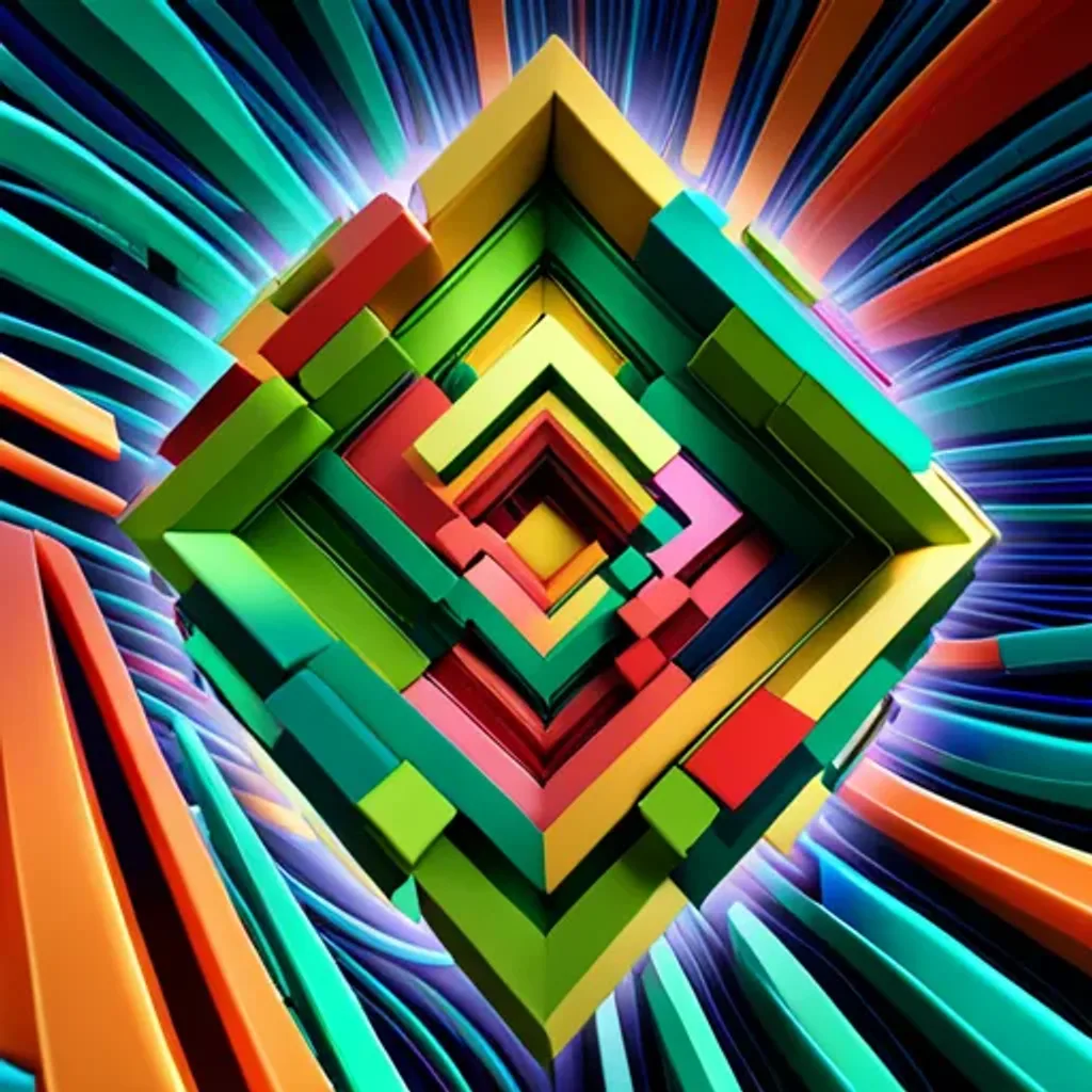 Spinning Glyphs: The Cube Puzzle