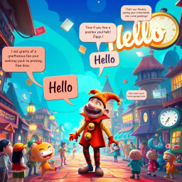 Whose Hello Is It Anyway? - Text-based game