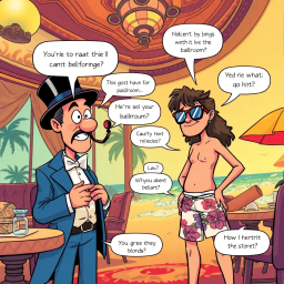 Whose Hello Is It Anyway? - Text-based game