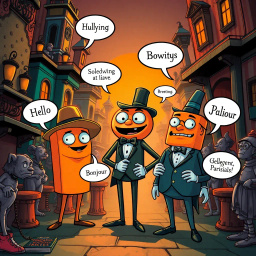 Whose Hello Is It Anyway? - Text-based game