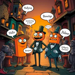 Whose Hello Is It Anyway? - Text-based game