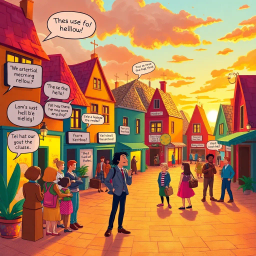 Whose Hello Is It Anyway? - Text-based game