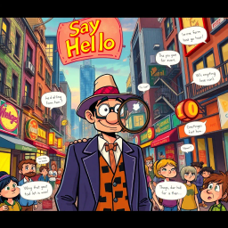Whose Hello Is It Anyway? - Text-based game