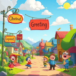 Whose Hello Is It Anyway? - Text-based game