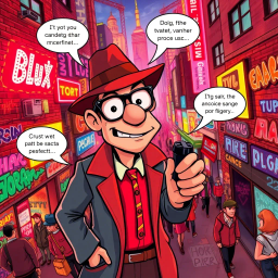 Comic Mystery text games