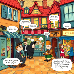 Whose Hello Is It Anyway? - Text-based game