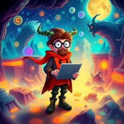 Knuth's Nexus: The Code Chronicles - Text-based game