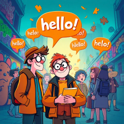 Whose Hello Is It Anyway? - Text-based game