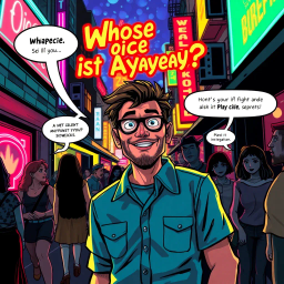 Whose Voice Is It Anyway? - Text-based game