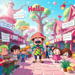 Whose Hello is it Anyway? - Text-based game