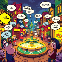 Whose Hello Is It Anyway? - Text-based game