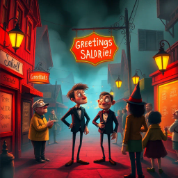 Whose Hello Is It Anyway? - Text-based game