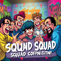 Whose Squad Is It Anyway? - Text-based game