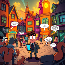 Whose Hello Is It Anyway? - Text-based game