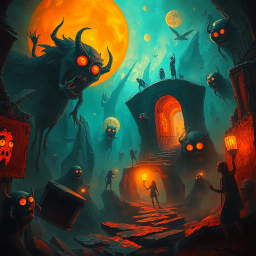 Whose Nightmare Is It Anyway? - Text-based game