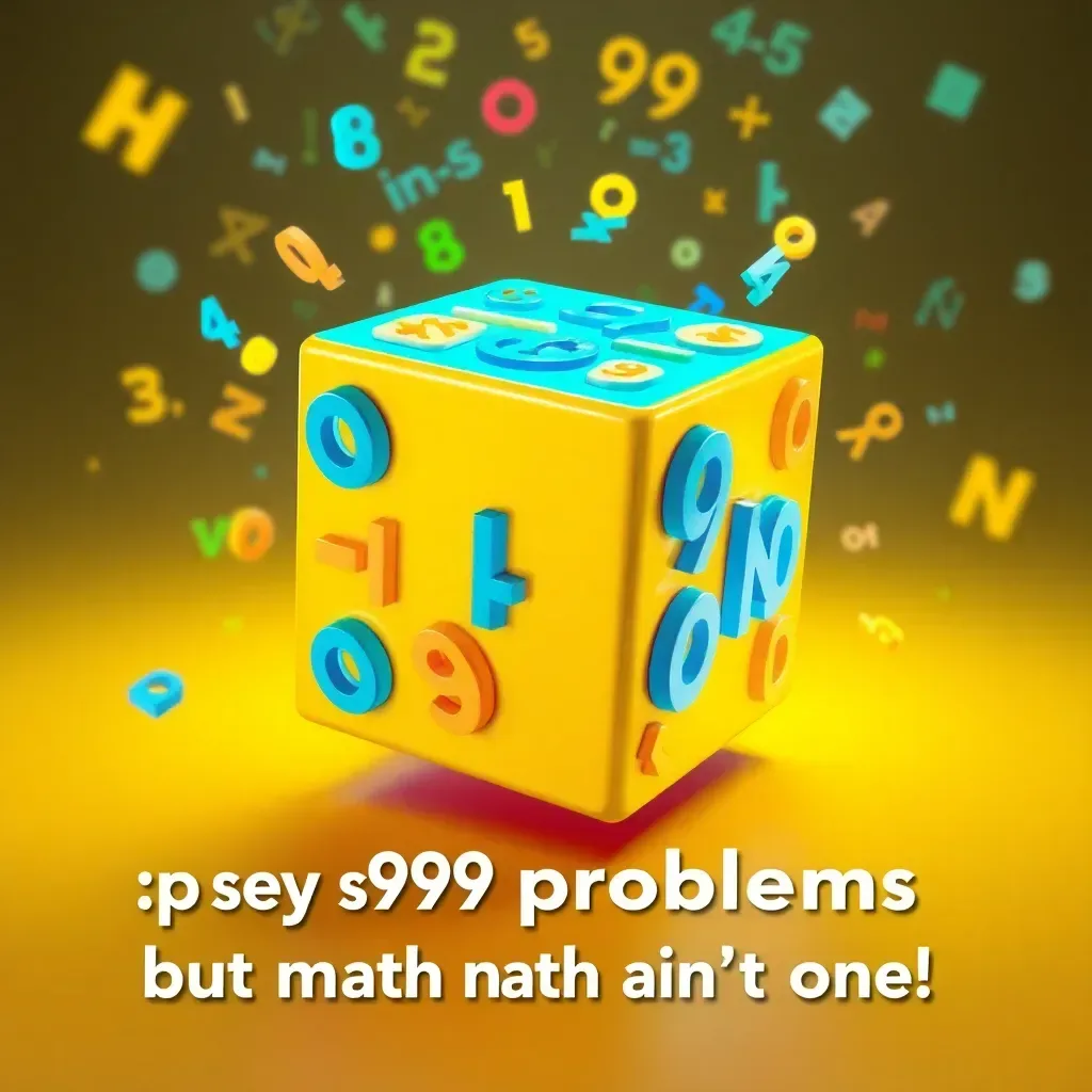 Spinning Math Cube