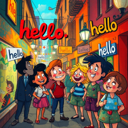 Whose Hello Is It Anyway? - Text-based game