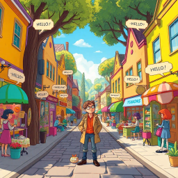 Whose Hello Is It Anyway? - Text-based game