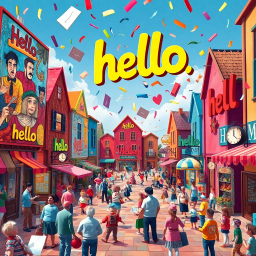 Whose Hello is it Anyway? - Text-based game