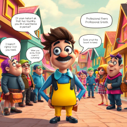 Whose Hello Is It Anyway? - Text-based game